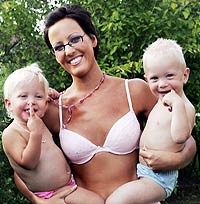 c ma soeur avec c deux enfant